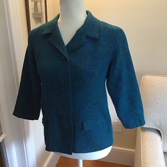 One of a kind, hand constructed jacket. Size 6ish - Picture 5 of 8